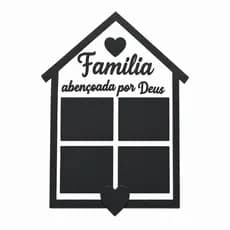Quadro Retrato Mdf Decoração Sala Família