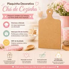 20 Mini Tábua De Carne para Lembrancinha Cha de Cozinha Decoração