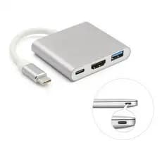 Adaptador de interface multimídia Battony USB C para HD com saída 4K, porta USB C, kenzo seven