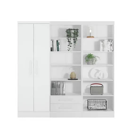 Composição Estante Organizadora Estante Organizadora Multiuso Sala Quarto Escritório 1404/879/3420