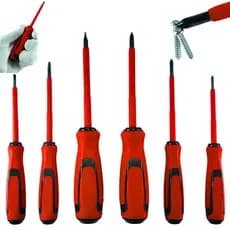 Jogo De Chaves De Fenda Philips Isolada Eletricista Imã kit com 6 Peças