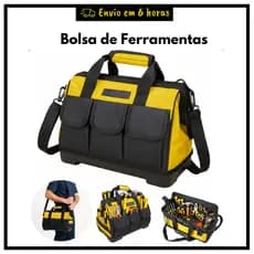 Bolsa Ferramentas Mochila Maleta Caixa  Grande Reforçada Com Alça Kit Ferramentas