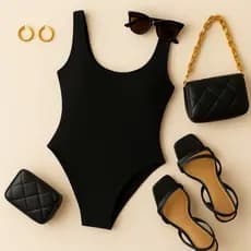 KIT C/2 Maiô Bodys Femininos Lisos –  com Estilo Clean | Envio Rápido