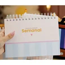 Agenda Planner Duo Planner Mensal E Planner Semanal Permanente - Não Datado