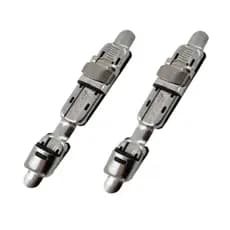 Kit Reel seat inox para varas de pesca 2 unidades
