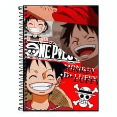 Caderno One Piece Capa Dura Premium 1,10 ou 20  Matérias