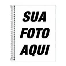 Caderno Com Sua Foto 1,10 ou 20  Matérias Escolar
