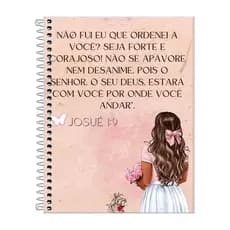 Caderno Frases Biblicas 1,10 ou 20 Matérias