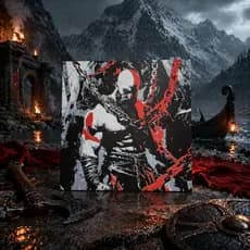 QUADRO DECORATIVO KRATOS GOD OF WAR