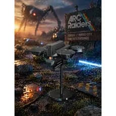 Vespa Arc Raiders 3D | Drone Sci-Fi Decorativa, Futurista Gamer, Item Colecionável Geek