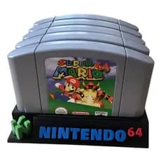 Suporte Para 5 Cartuchos Nintendo 64