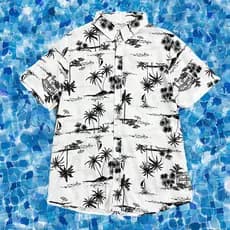 Camisa Floral Viscose Com Botão Masculina Para Praia e Casual HavaianaFB-37 FB-38 FP-407