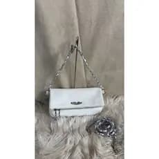 Bolsa Feminina Alça Transversal Removível Festa Inverno Zíper Neutra