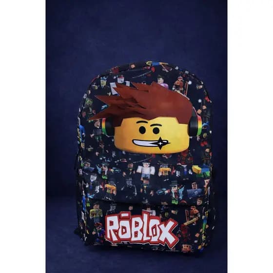Mochila Roblox Escolar Infantil Alça Regulável Grande