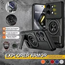 Para Xiaomi Redmi 15A 15 15C 14C 13C Note 15 14 13 Pro Plus Caso À Prova De Choque Slide Lente Da Câmera Armadura Capa