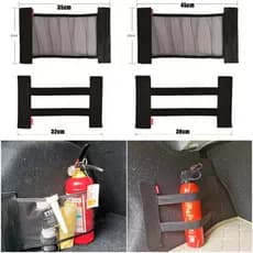 Malha De Armazenamento Do Porta-Malas Traseiro Carro , Alças Fixas , Organizador Interior Extintor , Rede , Assento , Sa