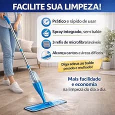 Rodo Mop Spray Com Reservatório enxagua,seca sistema de spray botão casa limpa chão brilhoso Sortido