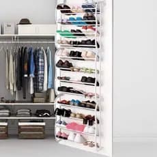 Organizador De Calçados Vertical 36 Pares Para Porta E Parede Resistente