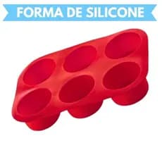 Forma De Silicone Cupcake Pão De Queijo Muffins Mini Bolo Com 6 Cavidades Espaços Cozinha
