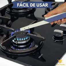 Acendedor De Fogão Manual 22 Cm Para Cozinha Com Acendimento Seguro