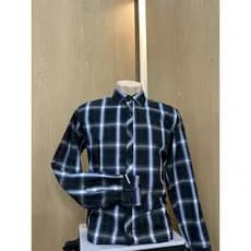 Camisa Social Xadrez Detalhado Chic Festa