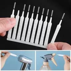 Mini Escova De Limpeza Descartável Para Cerdas De Nylon Com Furo De Chuveiro De 0,7 mm WL-2333