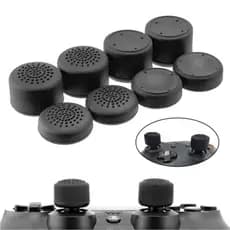 Kit 8 Grips de Controle Analógicos Joystick PS3, PS4, PS5/ X-Box 360, ONE S/X, Series S/X