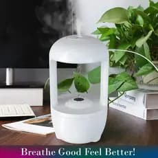 Umidificador de grande capacidade 500ml Antigravidade Difusor de água Purificador de Ar portátil LED
