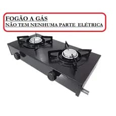 Fogão a gás 2 Bocas CHAMAFIL CAMPING de mesa caminhoneiro