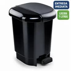 Lixeira com Pedal  - Prática e Higiênica, Compacta e Moderna