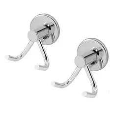Kit 2 Cabide Gancho Duplo Aço Inox Acessórios Para Banheiro