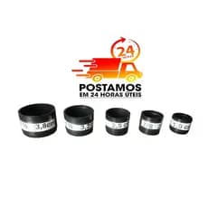 12 peças - Ponteira Protetora Pé De Cadeira Tubular Conjunto Novo