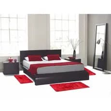 Tapete Para Quarto Kit 3 Peças Pelo Macio Beira De Cama antiderrapante