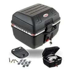 Baú Utility 28 Litros Com Base Universal Moto Glider