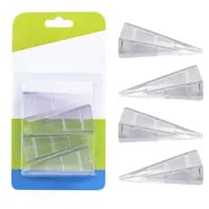 Kit 4 Trava Porta Peso Calço Prendedor Aparador Silicone Transparente Discreto