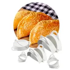 Kit 5 Peças Formas Forminhas Mini Pastel Gyoza Risoli Fogazza