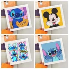 Disney Stitch Kit Completo Pintura De Diamante 5D Variados(Disney's Lilo & Stitch)