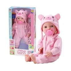 Boneca Diver New Born Brincando De Pijama Menina - Divertoys
