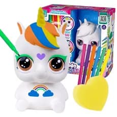 Brinquedo para Colorir Mundo Colorido Unicornio Pintura Infantil Lave e Pinte Novamente Super Toys