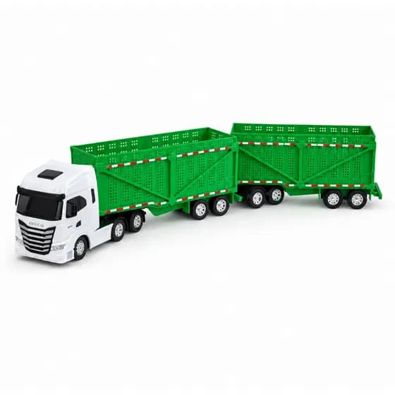 Caminhão Canavieiro de Cana Iveco S-way Brinquedo Replica Usual Brinquedos