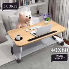 Mesa P/ Notebook Suporte Dobrável Cama Sofá Trabalho Laptop Home Office