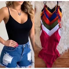 body feminino de alcinha com bojo body regata suplex