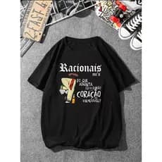 Camiseta Unissex 100% Algodão Envio Varias Cores acionais mc's”“DO QUE ADIANTA EU SER DURÃO E O CORAÇÃO SER VULNERÁVEL?