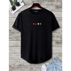 Camisetas masculinas, , estampa gráfica, camisetas casuais engraçadas e fofas para o verão em poliéster.