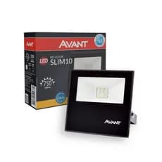 Refletor Led Slim 10w 750lm 3000k Bivolt Ip65 Avant