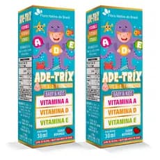 Kit 2x Ade-Trix Kids (Vitamina A D E) 30ml - Flora Nativa do Brasil