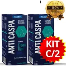2x Shampoo Anticaspa Clean Hair - 100ml Arte Nativa