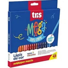 Lapis de Cor Mega Soft Color 48 Cores Maravilhosas.