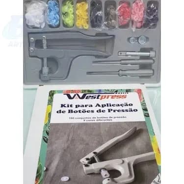 Kit Para Aplicação De Botões De Pressão