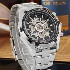 T Winner Relógio Esqueleto Completo Masculino Relógio Mecânico Totalmente Automático Masculino Relógio Mecânico Automáti